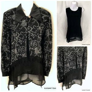 Elegant Top over Tank Dress Tunic Top